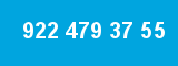 922 479 37 55 922 479 37 55